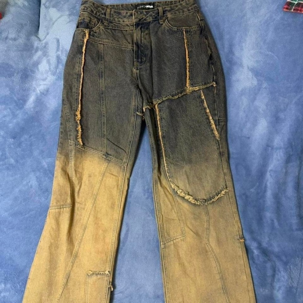 Fashion nova Oversized baggy jeans Women Size 7‎
